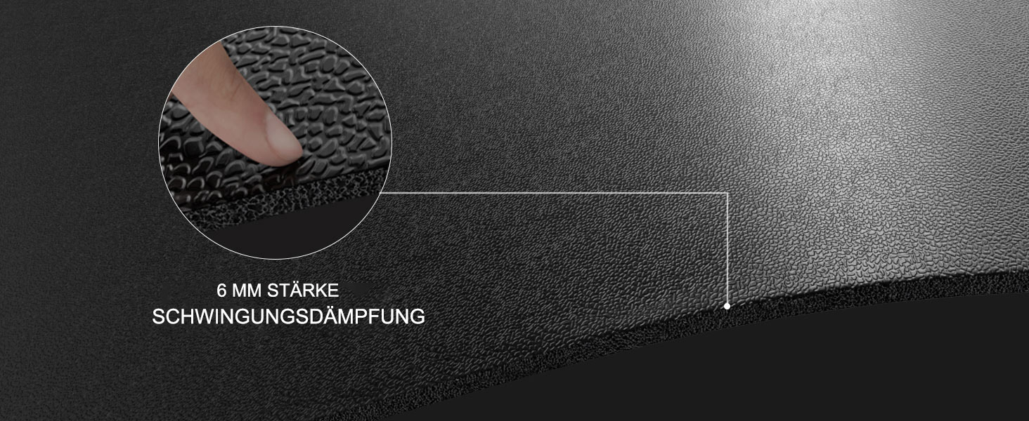 Килимок під бігову доріжку та тренажери 140x60 см, захисний мат з щільного ПВХ для шумоізоляції та амортизації підлоги