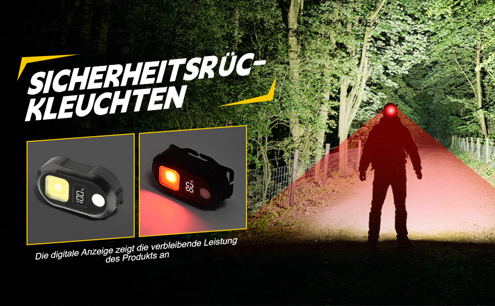 LED налобний ліхтар Stirnlampe 2025 з регулюванням яскравості, датчиком, 8 режимів (червоне світло, аварійне), 225° регулювання. Для кемпінгу, риболовлі, ремонту, надзвичайних ситуацій. Чорний