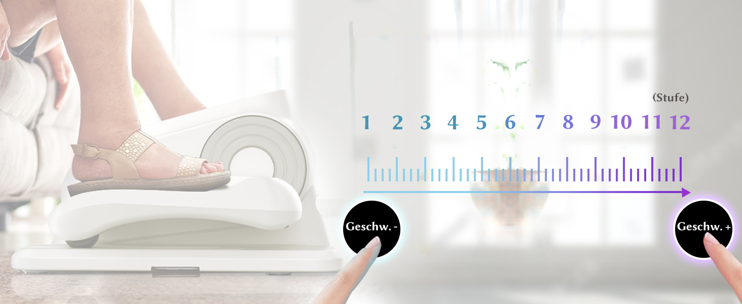 Електричний еліптичний тренажер Amonax, міні крос-тренажер для дому, сидячий тренажер для ніг, кардіо тренажер під стіл, для людей похилого віку, білий