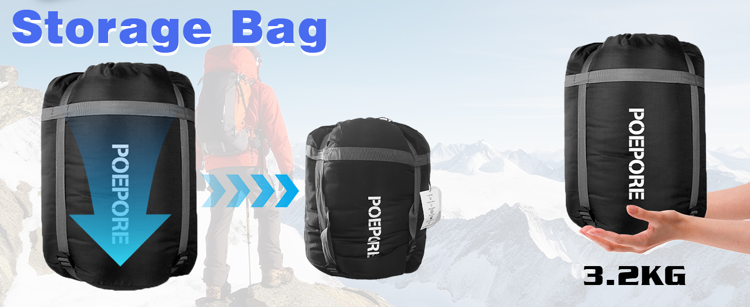 Спальний мішок XXL для дорослих, 3-4 сезони, фланель, кемпінг, зимовий, з сумкою, вологостійкий, теплий, 230x90 см (Чорний/Червоний, L-Zip)