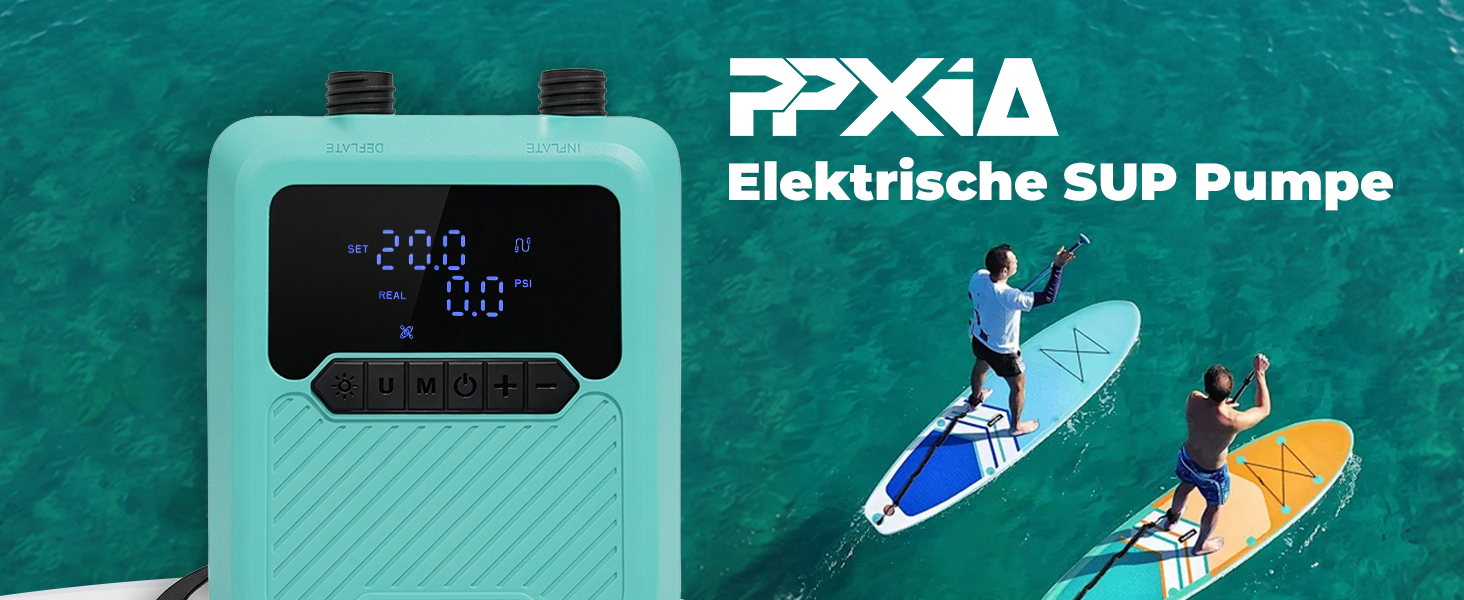 Насос електричний для SUP дошки 20PSI, 12V, автомобільний, подвійного дії, для накачування та здування SUP, каяків, надувних матраців