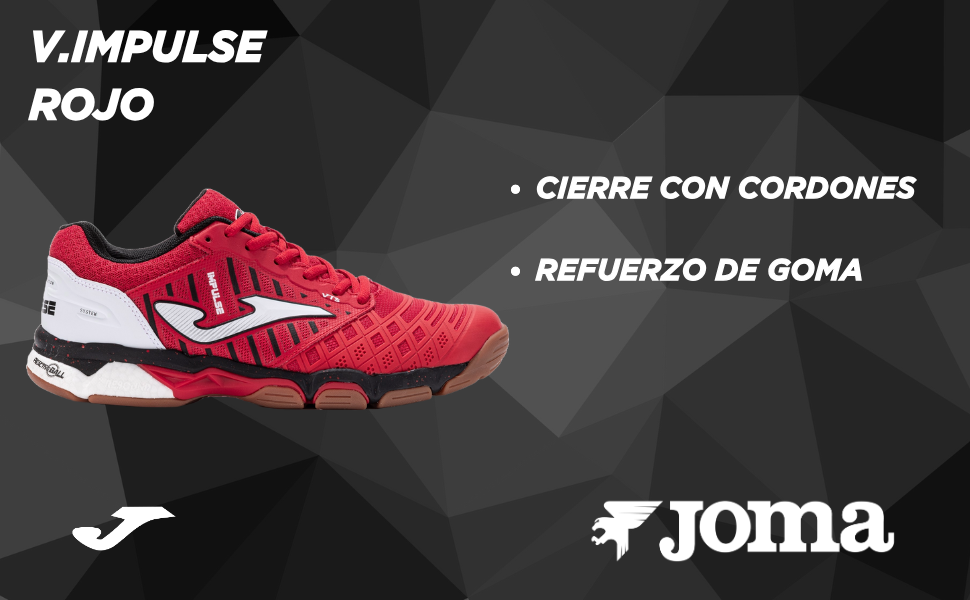 Волейбольне взуття Joma для чоловіків, модель Jomavolleyball, розмір 43.5 EU, червоний колір