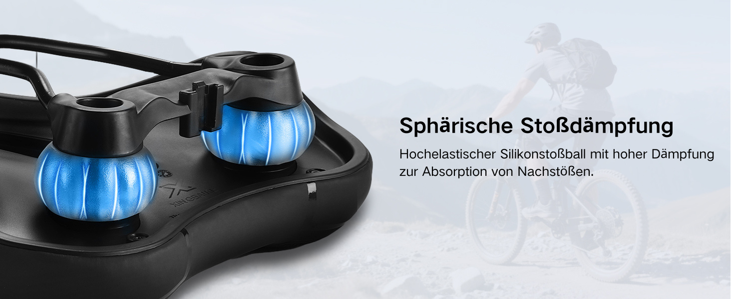 PRMHOOT Велосипедне сідло для чоловіків та жінок з піною Memory Foam, зручне, м'яке, ергономічне, дихаюче, амортизуюче. Підходить для E-Bike, MTB, шосе, міського велосипеда, чорного кольору.