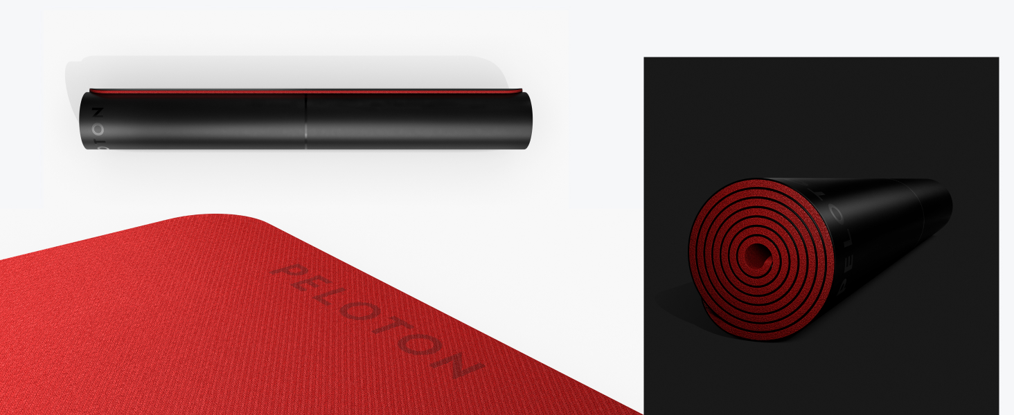 Килимок для йоги Peloton Black: фітнес, тренування, нековзкий, легко мити