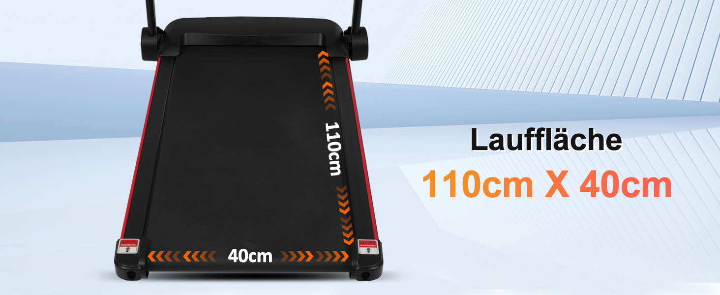 Біговий тренажер BTM для дому, 3.0PS, нахил, 1-14 км/год, складаний Walking Pad з LED дисплеєм, до 120 кг, чорний