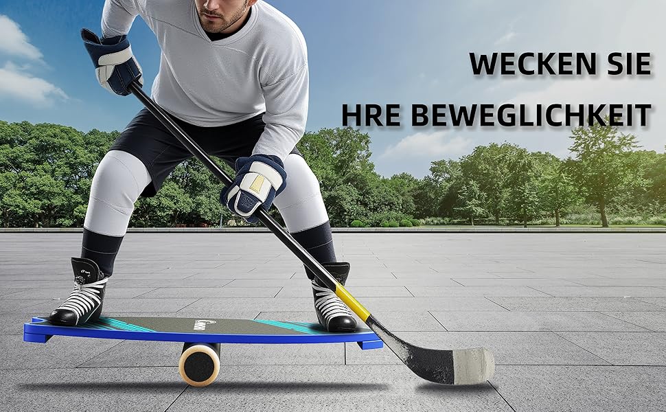 Дерев'яна балансувальна дошка з килимком для фітнесу, реабілітації та серфінгу (чорна)