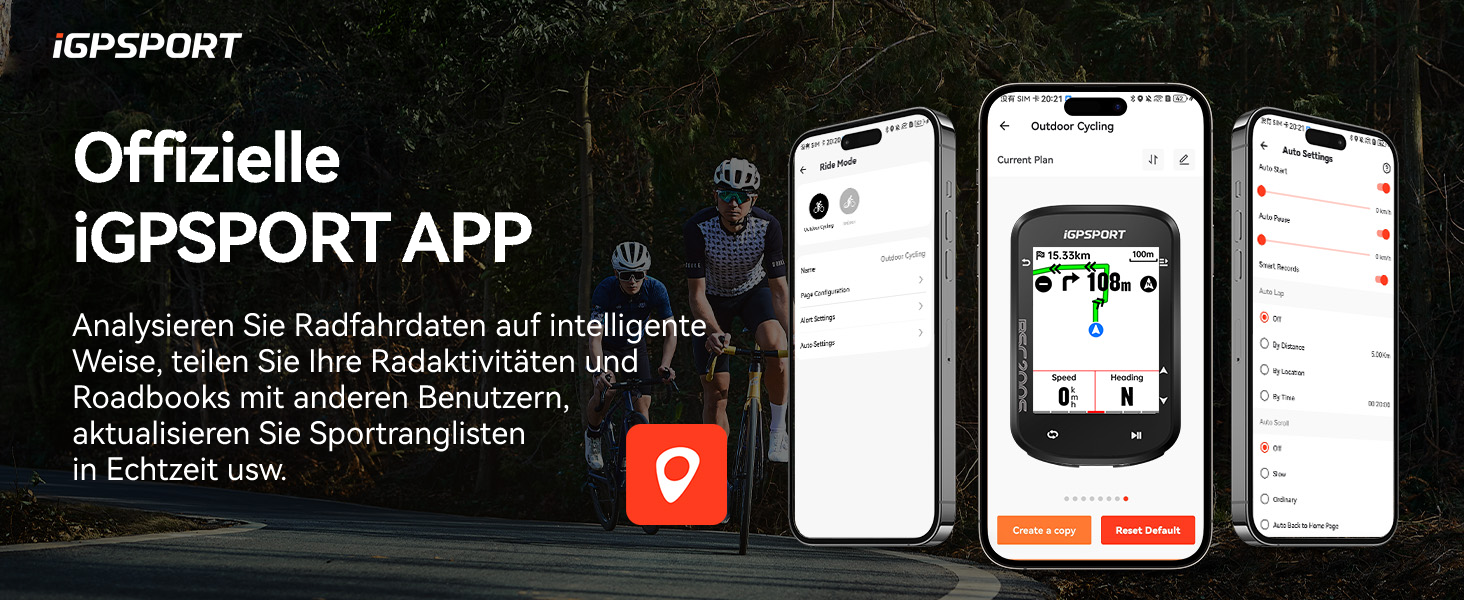 Велокомп'ютер GPS iGPSPORT BSC200S бездротовий з маршрутизацією, ANT+, Bluetooth