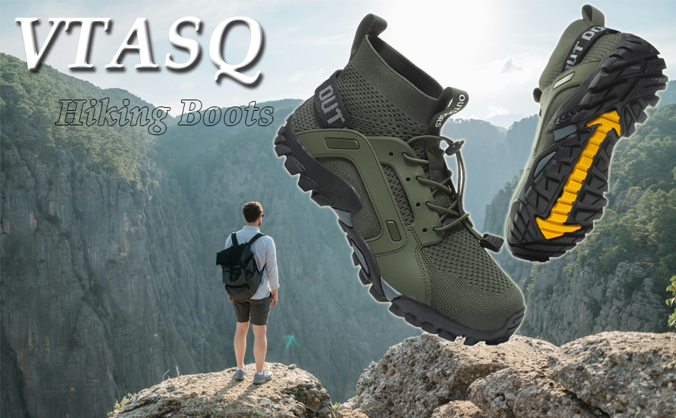 Черевики для хайкінгу VTASQ для чоловіків та жінок. Легкі, дихаючі трекінгові черевики для туризму, спорту та трейлраннінгу. Унісекс, розмір 39 EU, рожеві