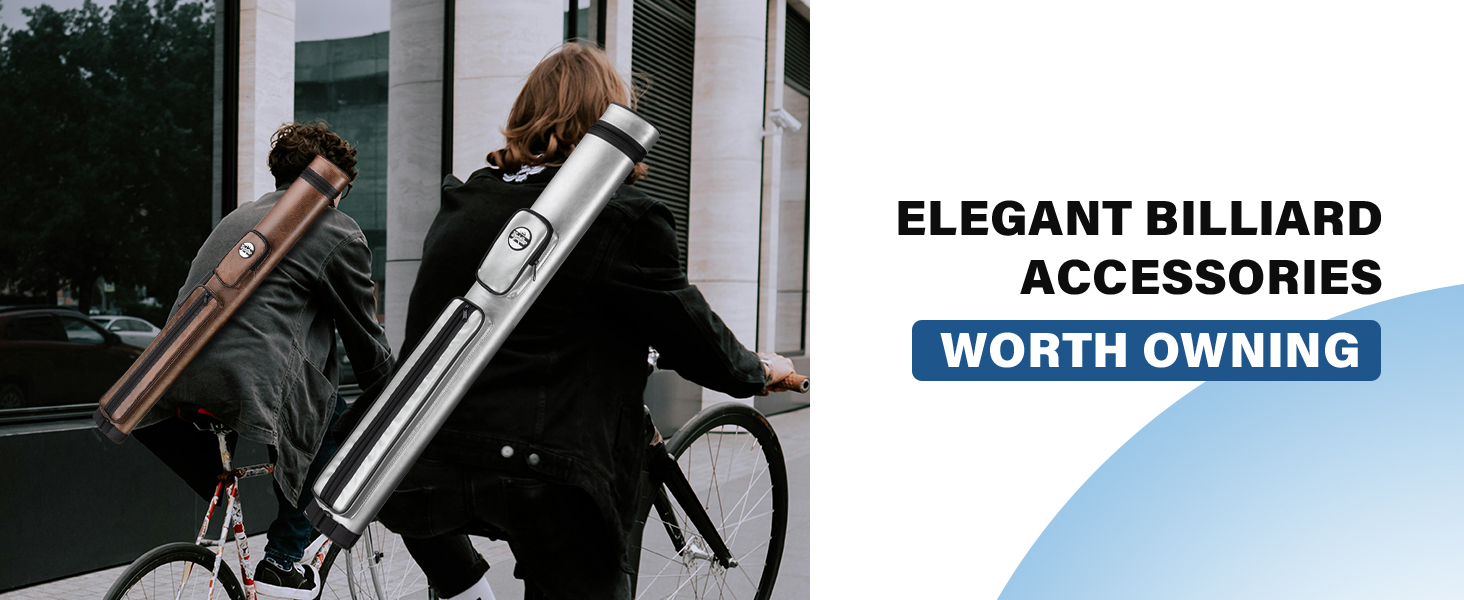 Чохол для більярдних київ: містка сумка для 2 київ з аксесуарами, фіолетовий колір, до 58 дюймів