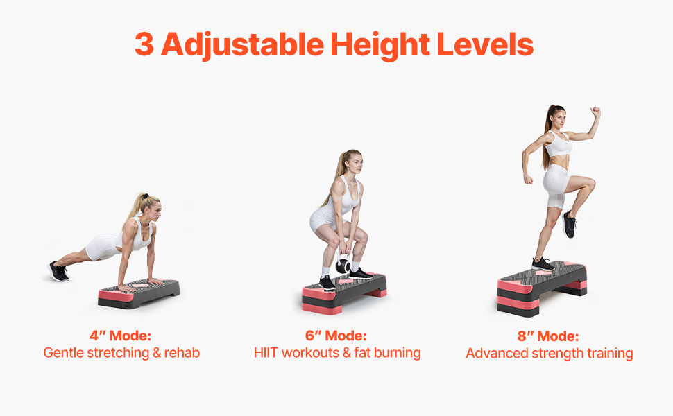 Платформа для аеробіки VEVOR червона