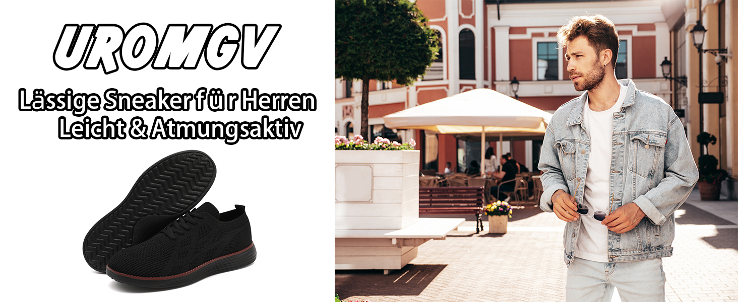 Чоловічі бігові кросівки: спортивне взуття, повсякденне взуття на плоскій підошві, чорного кольору, розмір 45 EU