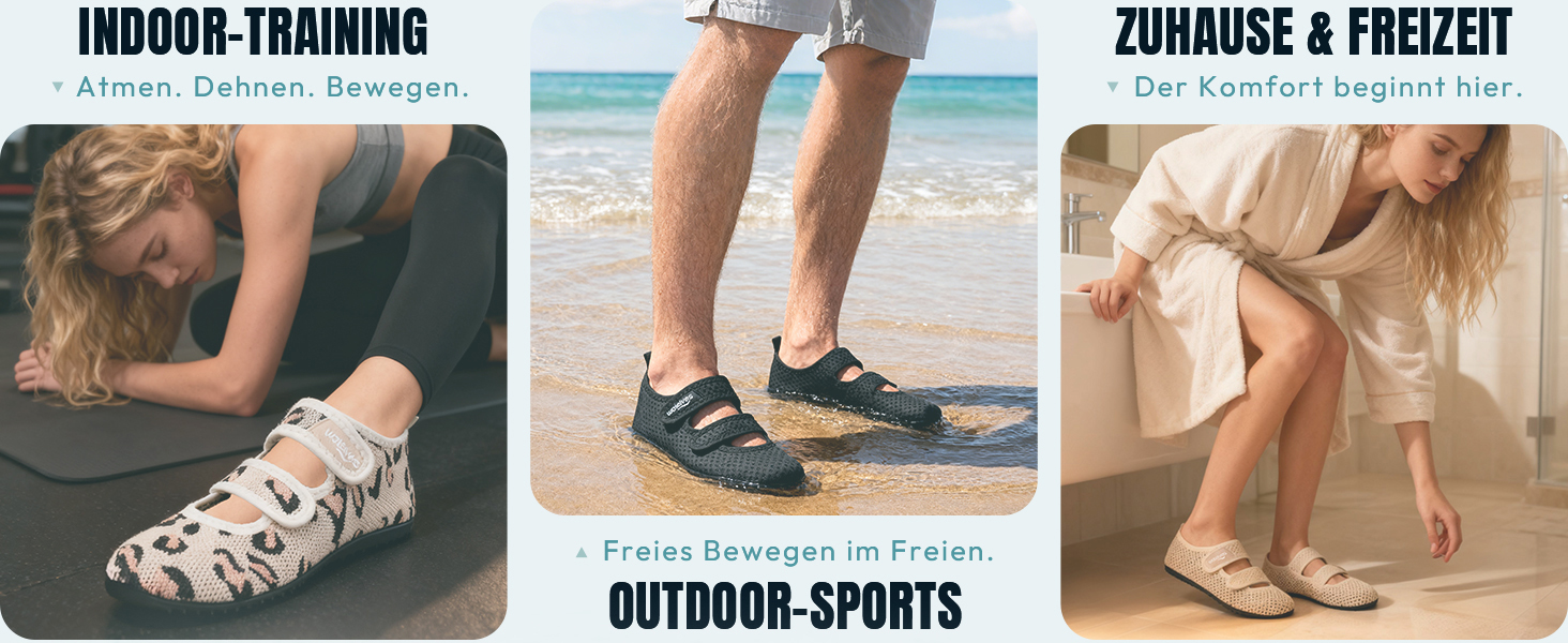 Водні шльопанці/черевики WateLves для плавання та відпочинку на пляжі (унісекс, леопардовий принт, колір: світло-коричневий, розмір 38/39 EU)