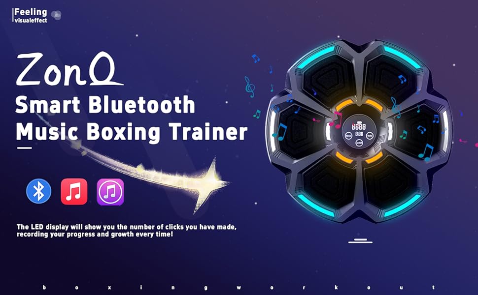 Музична Bluetooth бокс-машина для дому, електронна настінна тренувальна система для боксу, розрядки стресу