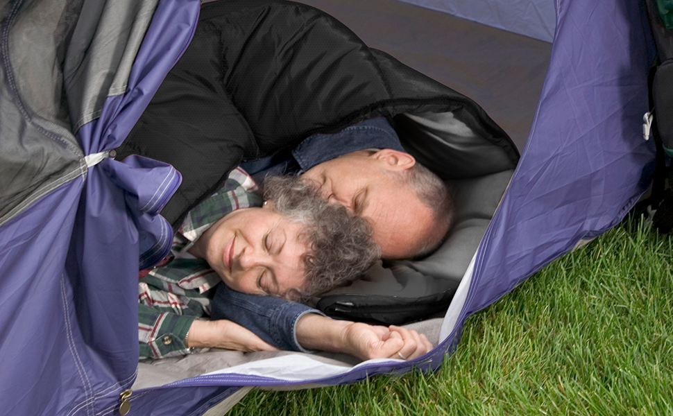 Сплячий мішок Forceatt Winter 4 Seasons -7~20°C для дорослих, чорний, 210x80 см, водовідштовхуючий, 1.8 кг