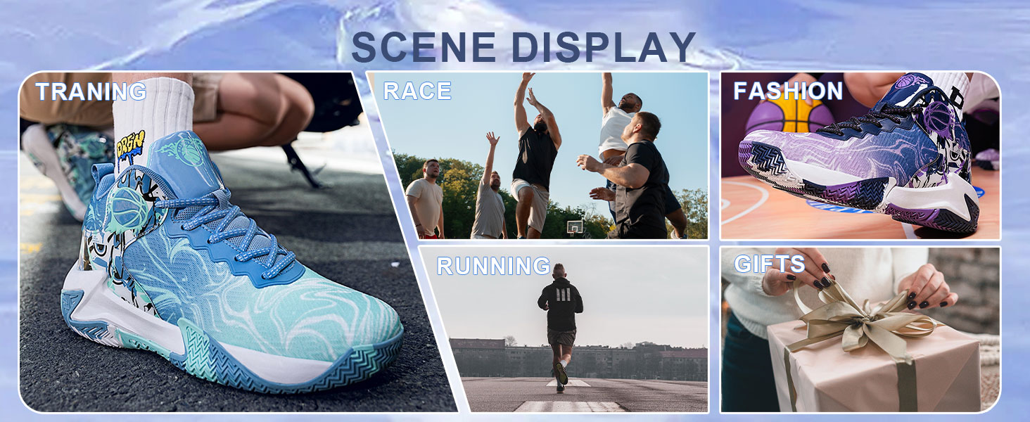 Чоловічі баскетбольні кросівки високі для занять спортом та прогулянок, чорні