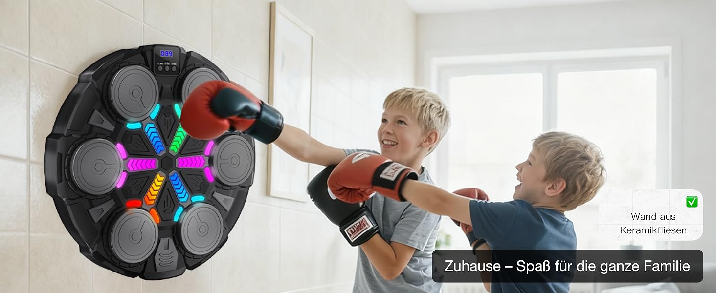 Боксерський тренажер Esnowlee з музикою та світлом, 11 режимів швидкості та 3 режими рахунку, для дітей та дорослих