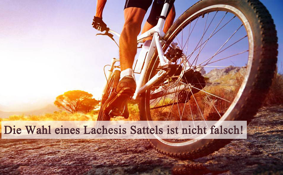 Велосипедне сідло Lachesis: комфортне, гелеве, з підвіскою для чоловіків та жінок. Підходить для MTB, шосе та трекінгових велосипедів (червоний)