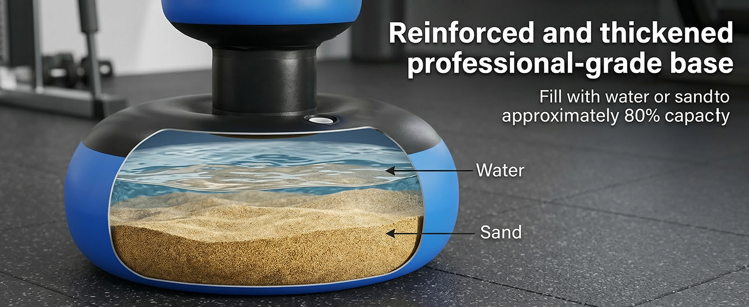 Боксерський мішок надувний для дітей 168 см з рукавичками та насосом, блакитний, з мотивом бійця, для дому, 5-12 років, для Karate та Taekwondo