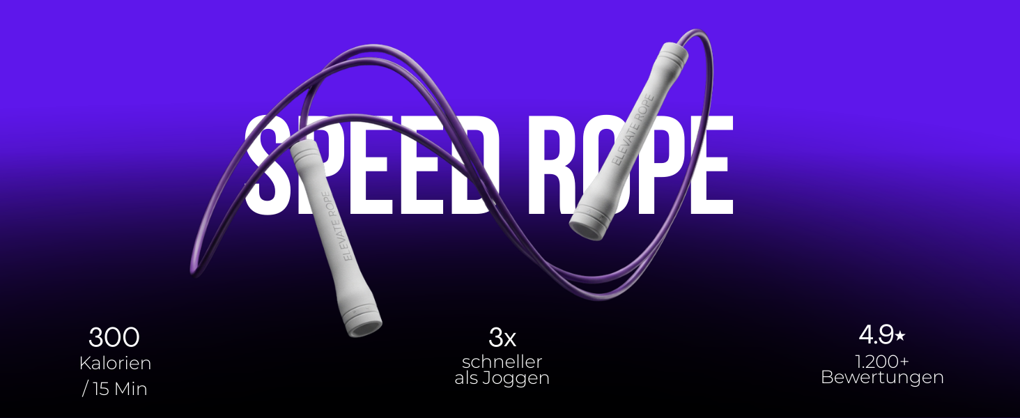 Професійний стрибковий канат Elevate Speed Rope MAX з міцного ПВХ та нейлоновим сердечником, 5 мм, до 3 метрів, рожевий