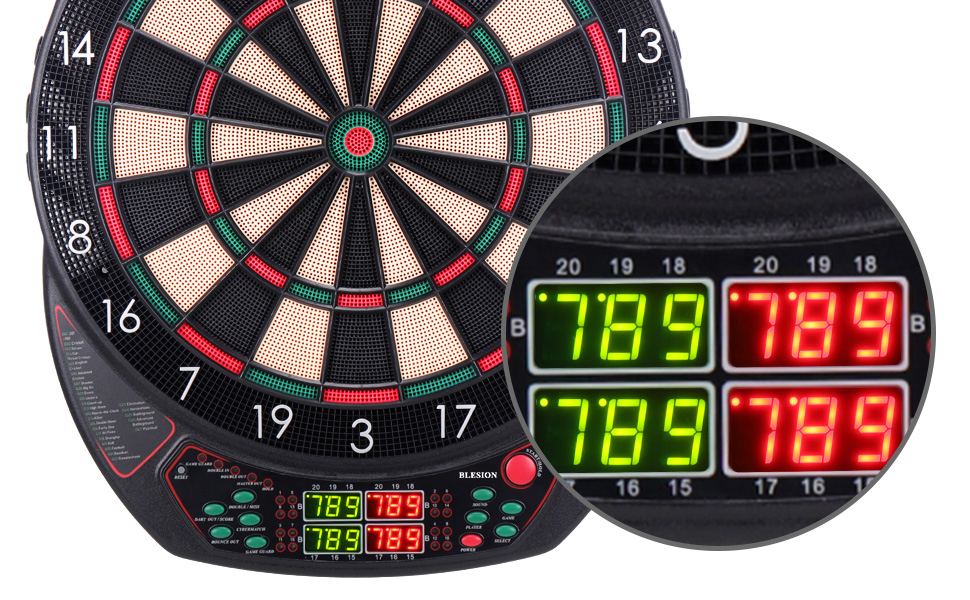 Електронний дартс Dartscheibe з 12 стрілками: професійний дартборд для дому та розваг