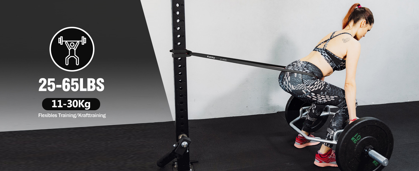 Еластичні гумки для фітнесу Fokky, Набір стрічок опору, Гумки для фітнесу з дверним кріпленням, захисним покриттям та 2 ручками, для силових тренувань, йоги, пілатесу, нарощування м'язів (Світло-жовтий, Червоний, Чорний)