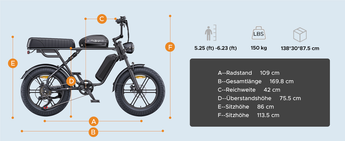 Електровелосипед  товсті, 7-шв., до 170 км, M20/M1, 20