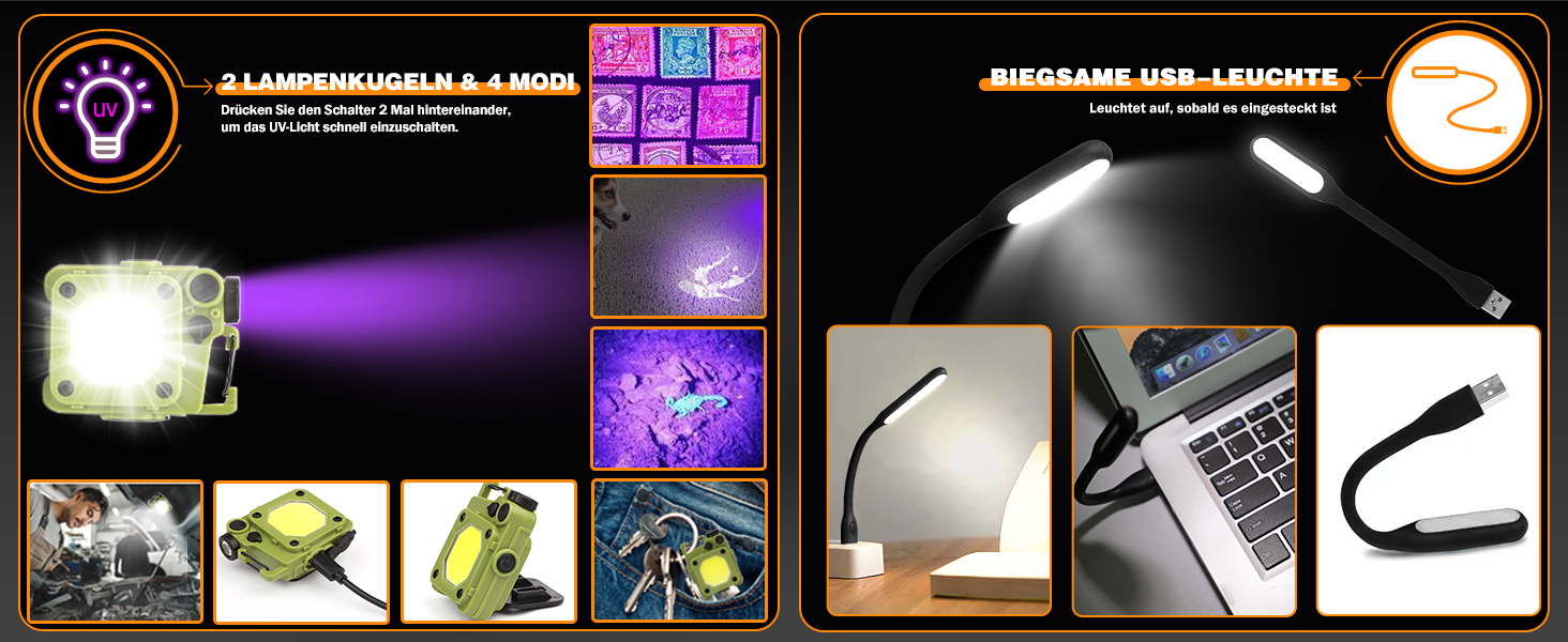 Ліхтар LED BEYSTE 1000000 Люмен, тактичний, водонепроникний, USB-C, для активного відпочинку та надзвичайних ситуацій, чорний