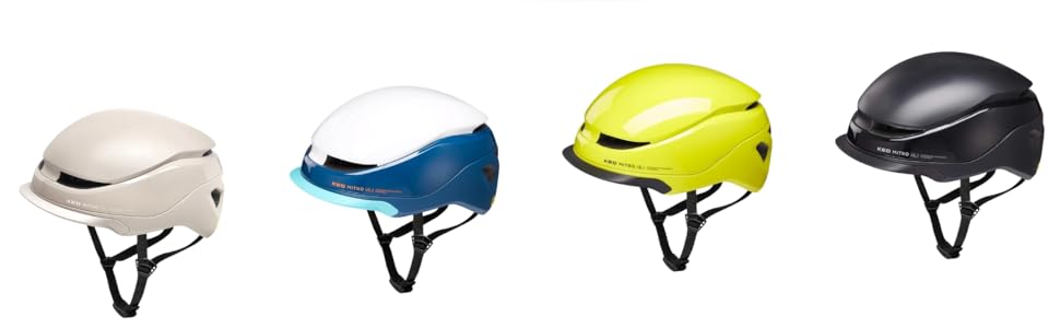 Шолом для електровелосипеда Mitro UE-1 Urban з LED ліхтариком, візором, MIPS, BOA Fit System, FIDLOCK, 350г, сірий-оранжевий матовий, 52-58 (M)