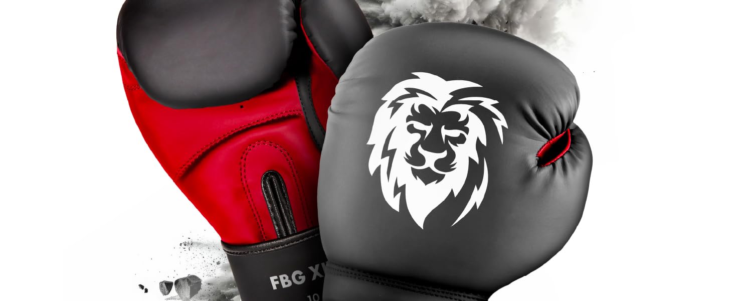 Боксерські рукавички FIGHTR – максимальний захист і стабільність, для боксу, ММА, муай-тай та кікбоксингу, розміри 8-16 унцій, з чохлом