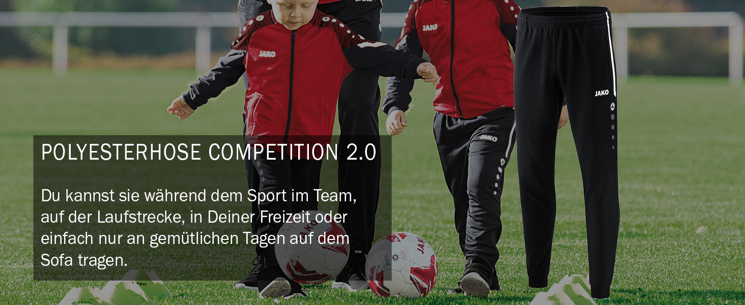 Шорти спортивні чоловічі JAKO Competition 2.0, чорні