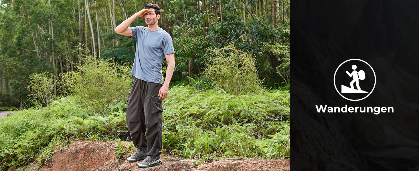 Черевики для хайкінгу FitVille для чоловіків, широкі, водонепроникні, розмір 40-50, чорні