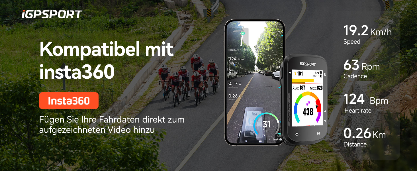 Велокомп'ютер GPS iGPSPORT BSC200S бездротовий з маршрутизацією, ANT+, Bluetooth