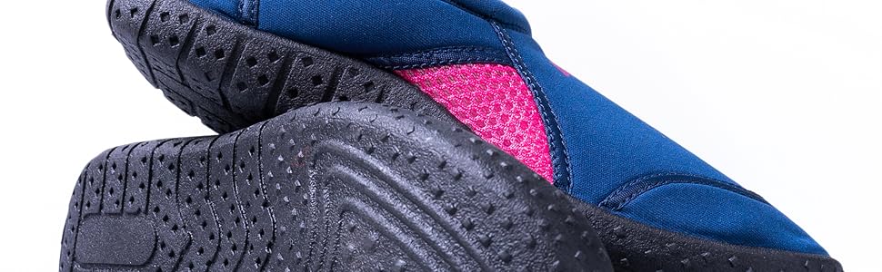 Чоботи для плавання з неопрену | Водні черевики для чоловіків та жінок | Легкі та зручні | Чорний, блакитний, розмір 36-45