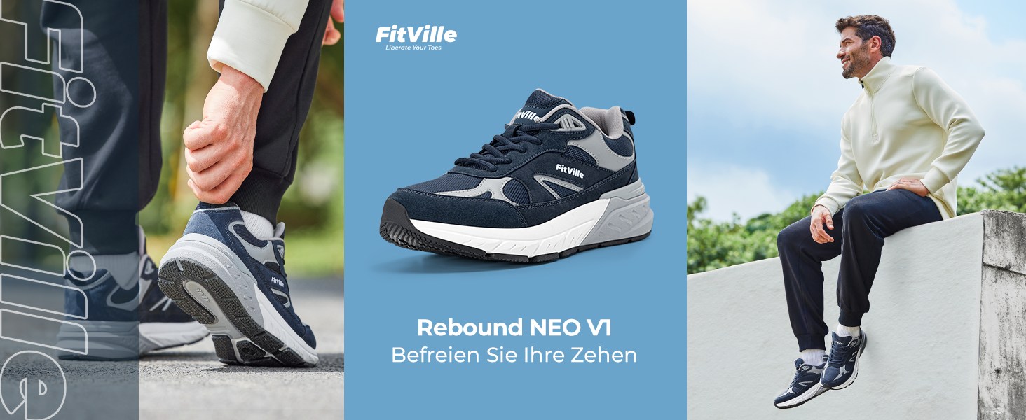 Кросівки FitVille для чоловіків, широкі, для бігу та занять спортом. Зручні кросівки з антиковзкою підошвою, дихаючі, для бігу по вулицях, на природі, для джогінгу, фітнесу та ходьби. Широкі кросівки для широкої стопи (50 EU X-широкі, бежеві з синім)