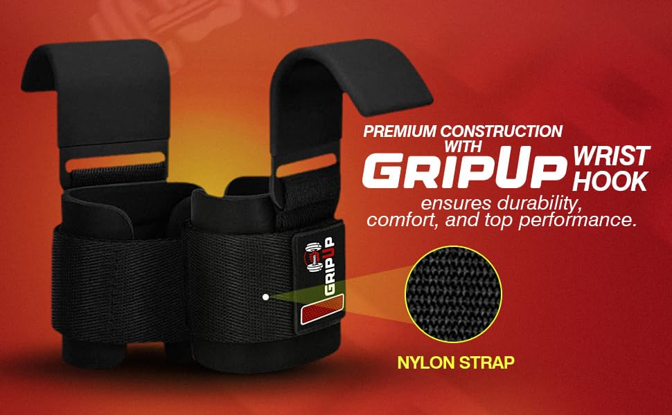 Набори для фітнесу: підтримка силових тренувань (пара), 8 мм м'які захисні накладки на зап'ястя, гаки для підйому штанги з гумовим покриттям, для пауерліфтингу, важкої атлетики, підтягувань та бодібілдингу, червоний