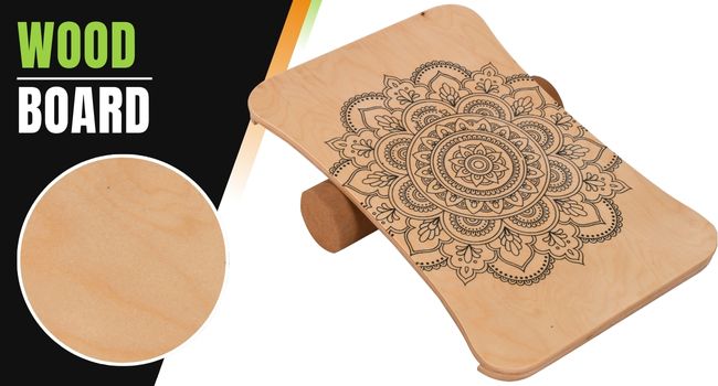 Балансборд набір Woodboard Starter з клену та корку для тренування координації і балансу