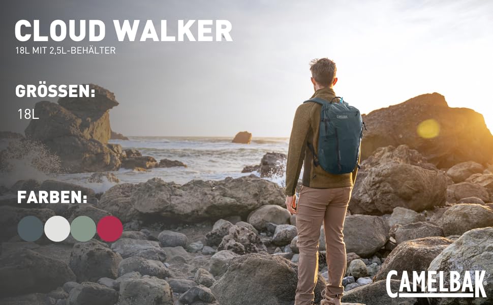 Рюкзак Camelbak Cloud Walker 18 зелений для гідратації 70 унцій