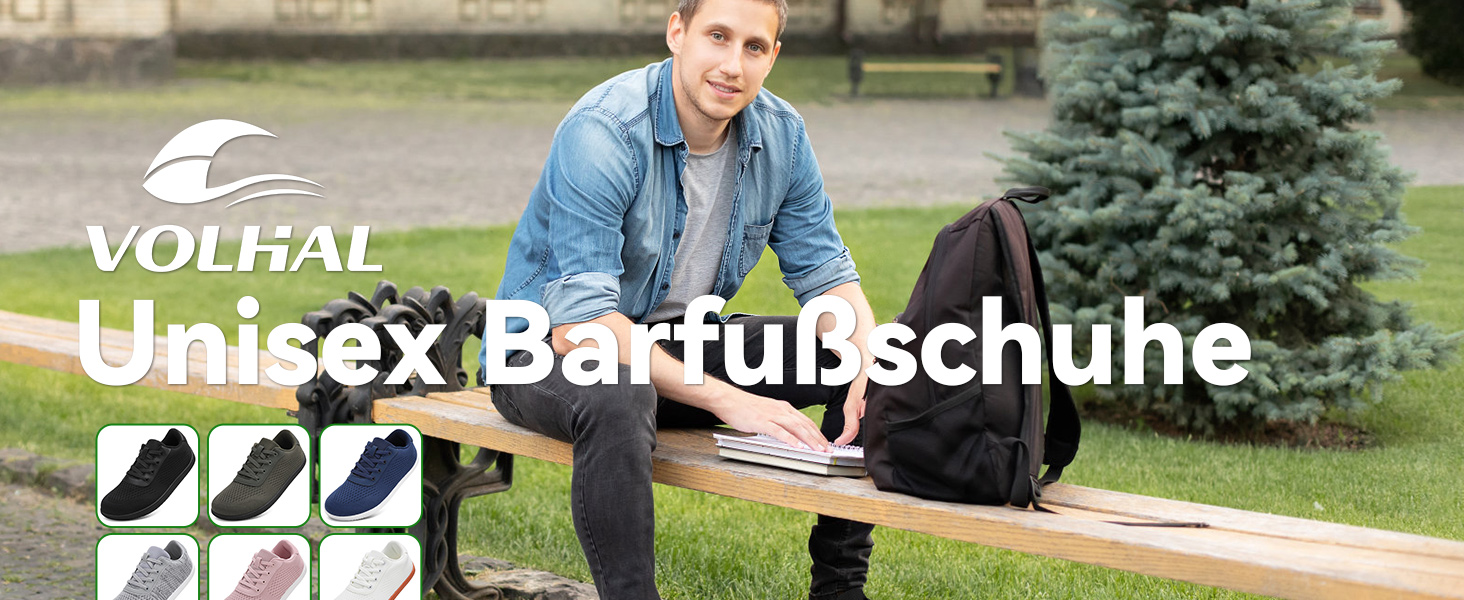 Кросівки для бігу Barfußschuhe: чоловічі та жіночі, зручні, дихаючі, з широкою передньою частиною, антиковзкі, чорні, 43 EU