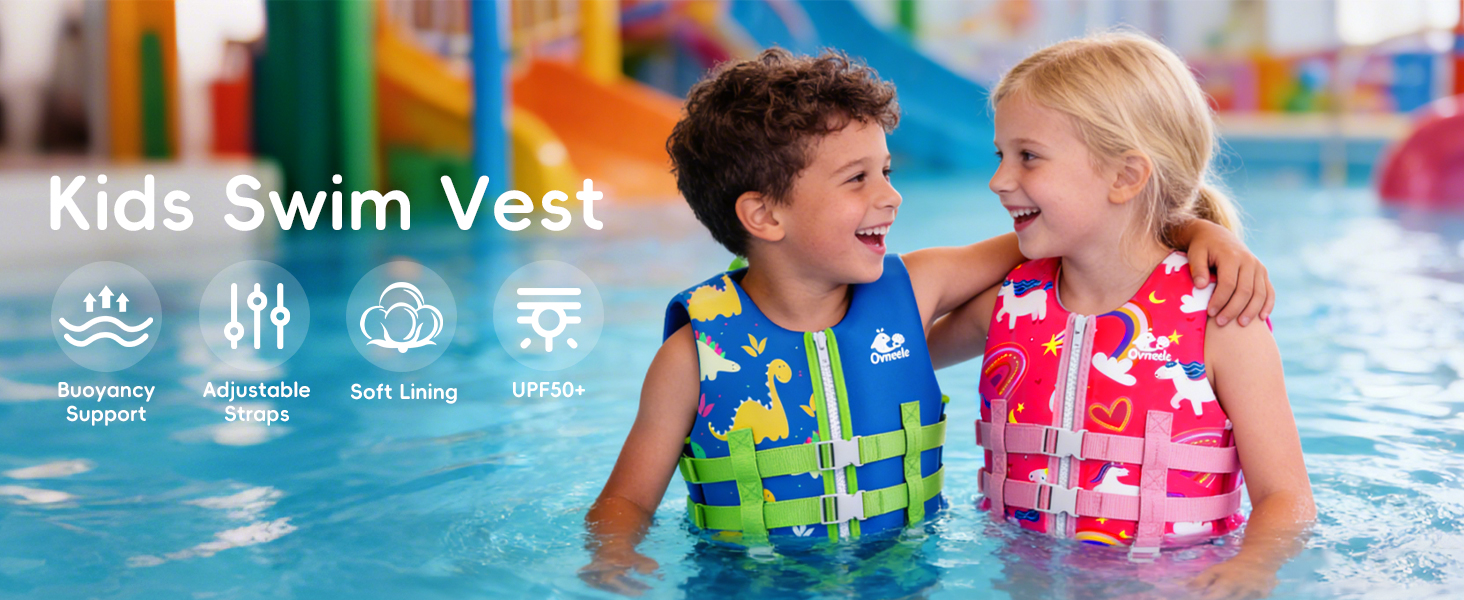 Дитячий рятувальний жилет Kinder Float Jacket рожевий, 19-30 кг, 3-6 років