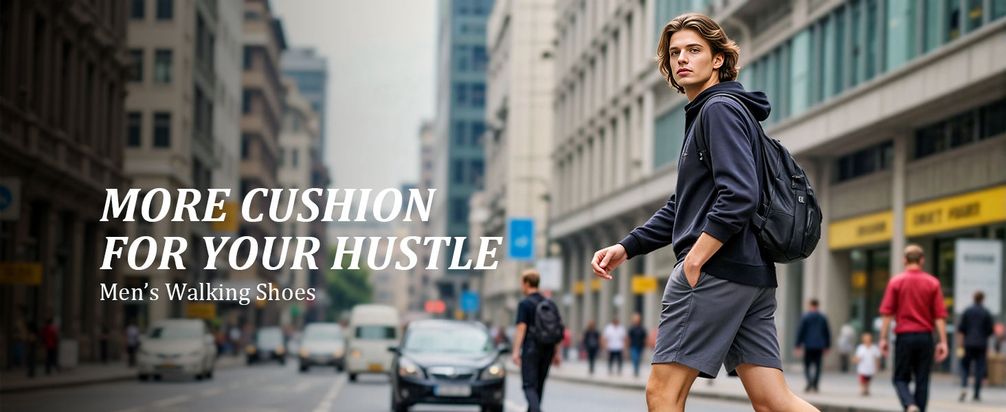 Чоловічі кросівки Sosenfer Slip-On без шнурівків, спортивні, для бігу, фітнесу, прогулянок, 1646, темно-синій, 46 EU