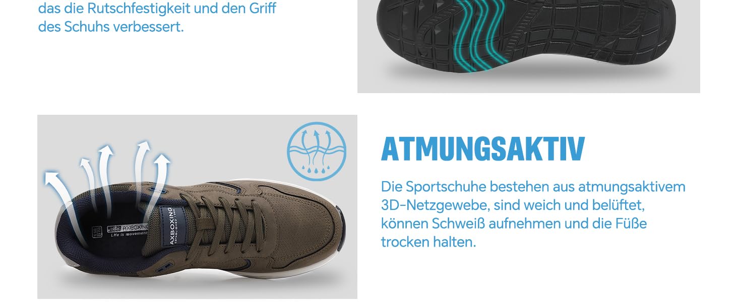 Чоловічі кросівки AX BOXING: легкі, стильні, для прогулянок та спорту. Розміри 41-46 EU. Шкіряні, зелені.