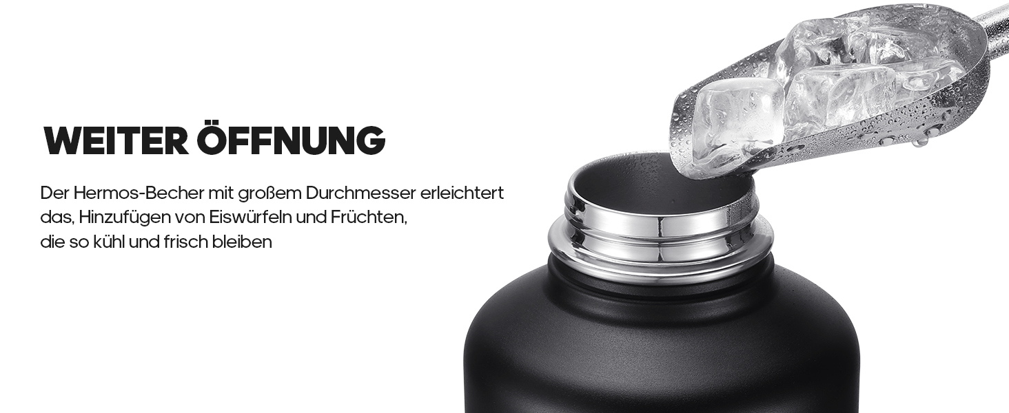 HydroPal Фляга з нержавіючої сталі - 750мл/1л/1.2л/1.9л, без BPA, для газованих напоїв, ізольована, з трубочкою та 2 кришками