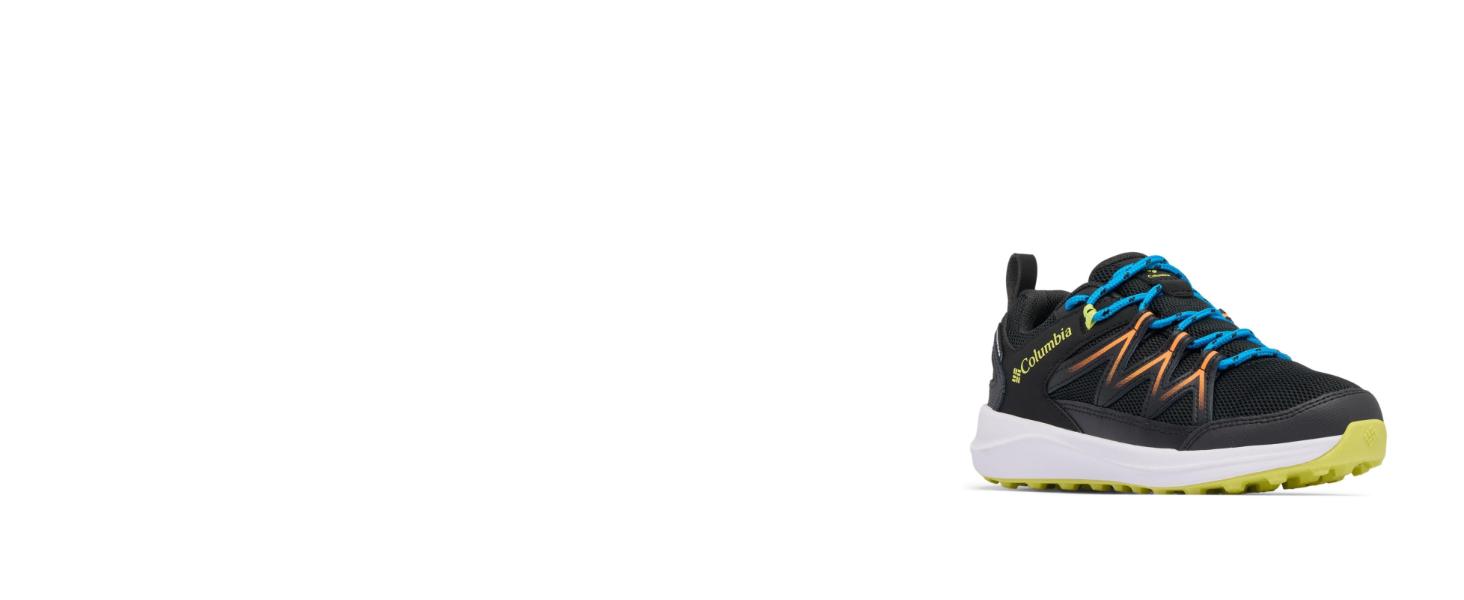Дитячі трекінгові черевики Columbia Peakfreak Rush Waterproof Black Voltage 35 EU