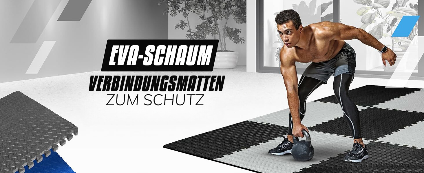 Набір пазл-матів для підлоги Yes4All для тренажерного залу та гаража, 12 шт (60x60 см), захисний покриття під тренажери, колір: темний горіх (4,5 м²)