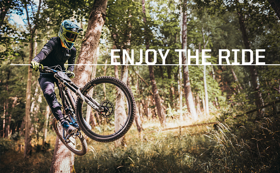 Шолом для гірського велосипеда O'NEAL Blade Polyacrylite, MTB, для даунхілу, вентиляція, Dri-Lex підкладка, ABS, для дорослих, бірюзово-неоновий жовтий, XL