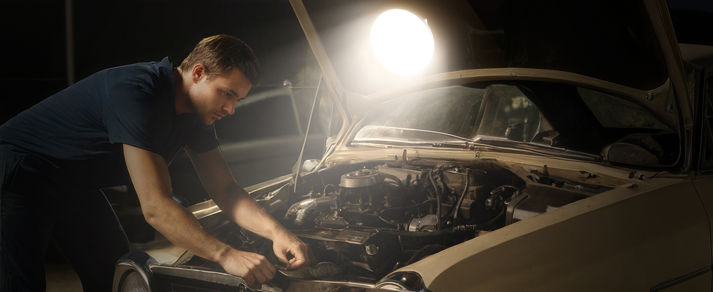 Eventek Кемпінговий ліхтар 12000mAh, 4000LM, LED, 4 режими, магнітний, IPX5, вологостійкий, перезаряджається. Ідеально для кемпінгу, намету, походу, аварійного освітлення. Зручний дизайн-ліхтар.