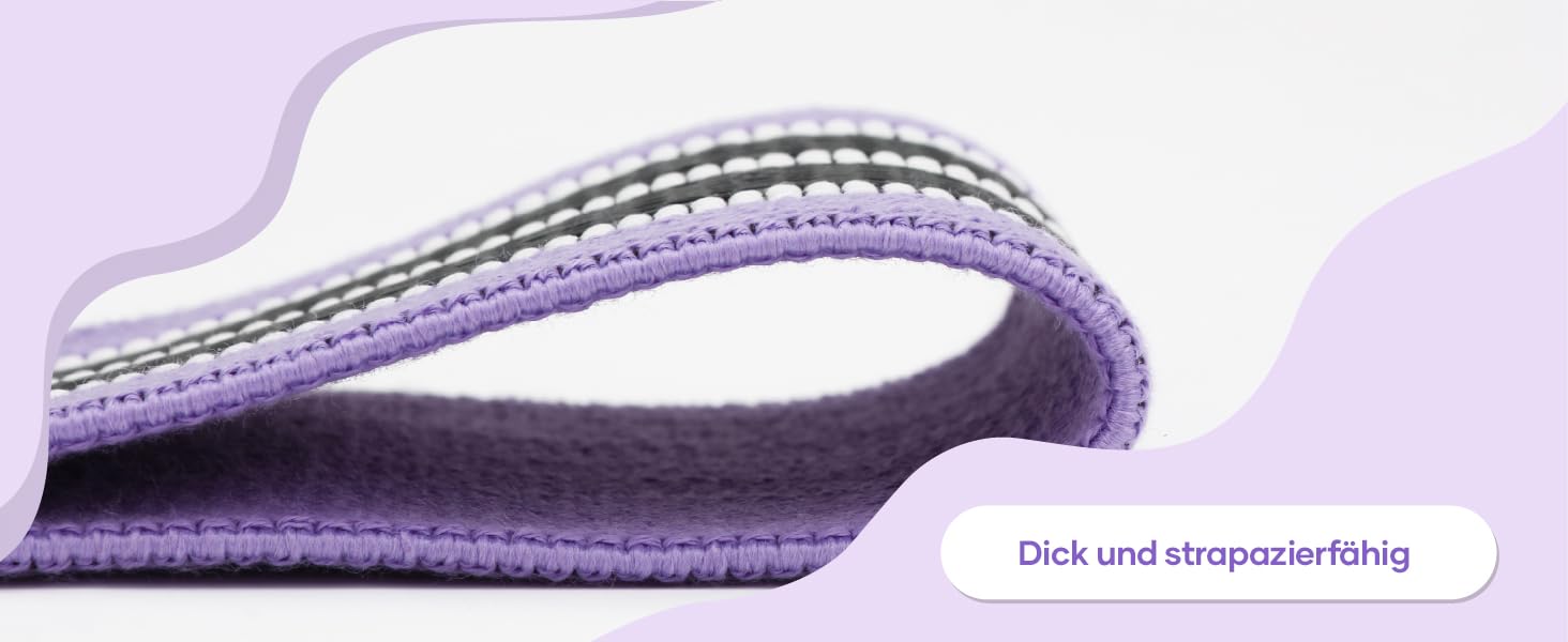 Фітнес-гумки Suright: стрічковий набір для силових тренувань, йоги та фітнесу (3 кольори)