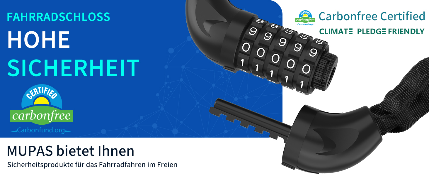 Замок для велосипеда з 5-значним кодом, сталевий, протиугінний, велосипедна ланцюгова засувка, чорний
