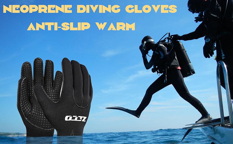 Дайвінг рукавички WYYHAA 3 мм неопренові, неслизькі, теплі, для дайвінгу, серфінгу, каякінгу