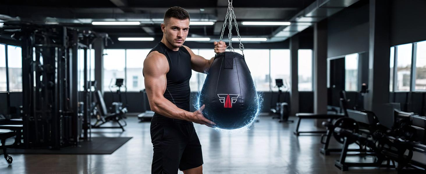 Професійна боксерська груша FOX-FIGHT для тренувань, спарингу, кікбоксингу, ММА та боротьби